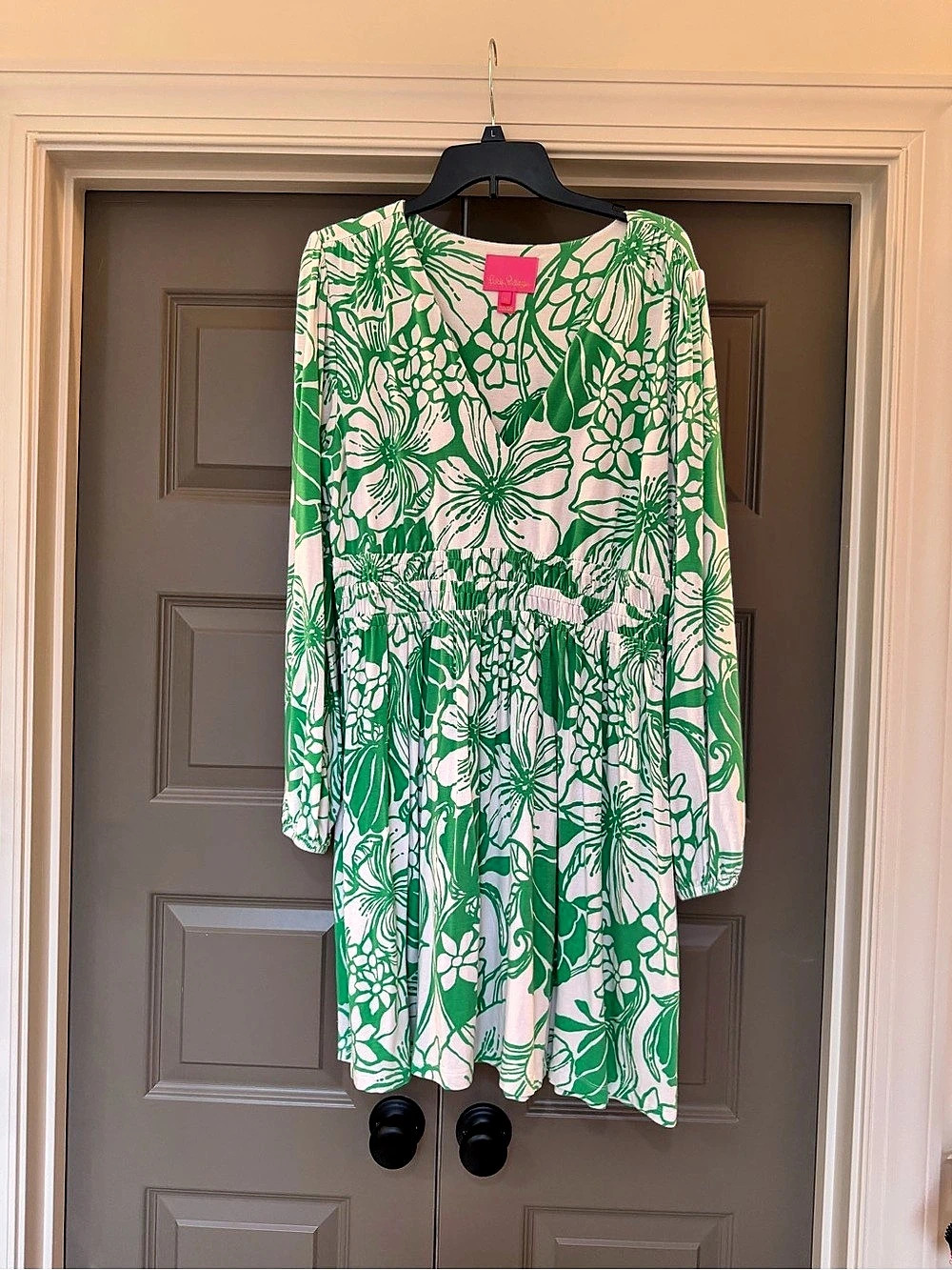 Lilly Pulitzer Floral Long Sleeve Dress XL